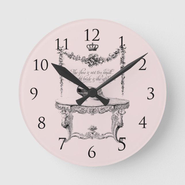 Antique Shoes Wall Clock (Front)