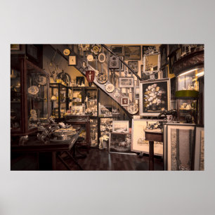 antique shop poster