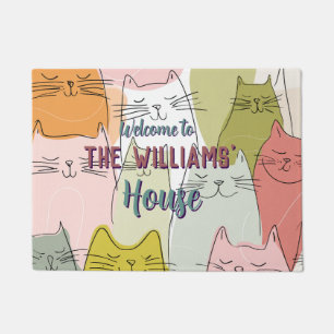 Antique Siberian Cat Outdoor Rug