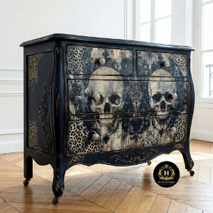 Antique Skullcraft Decoupage Tissue Paper