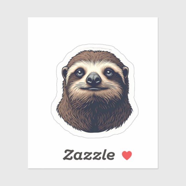 Antique Sloth Illustration Vintage Tee (2) (Sheet)
