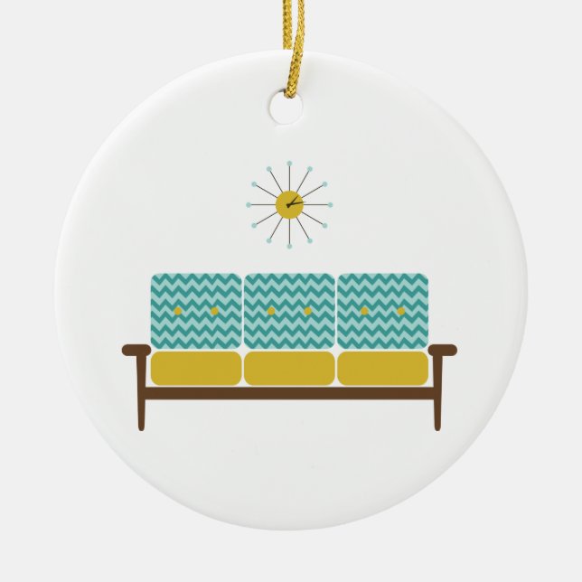 Antique Sofa Ceramic Tree Decoration (Front)