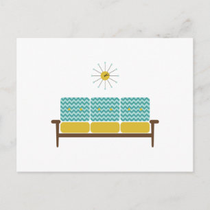 Antique Sofa Postcard