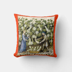 ANTIQUE SQUASH  HARVEST CUSHION