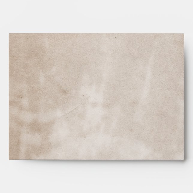 Antique Stained Paper Envelope Rustic Grungy (Front)