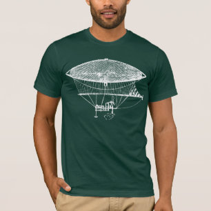 Antique Steampunk Airship Dirigible Shirt