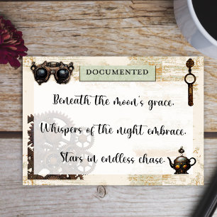 Antique Steampunk, rusty gears, Mechanical 4"x3" Post-it Notes