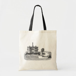 Antique Steampunk Writer Edison Tote Bag