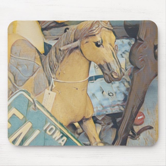 Antique store window display mouse mat (Front)