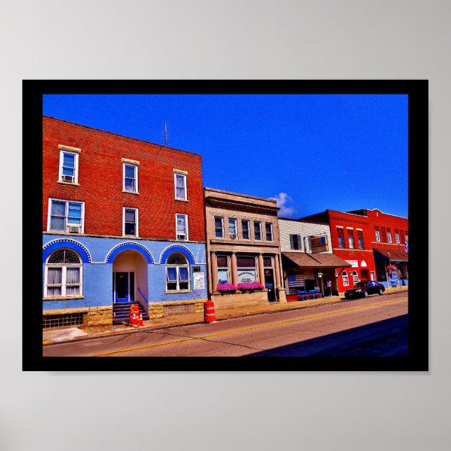 Antique Storefronts Poster (Front)