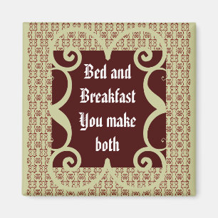 ANTIQUE STYLE BED AND BREAKFAST MAGNET