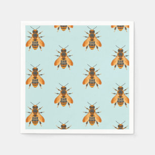 Antique Style Bumble Bee – Vintage Inspired Napkin