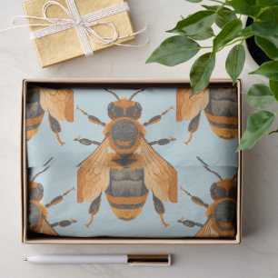 Antique Style Bumble Bee – Vintage Inspired Tissue Paper