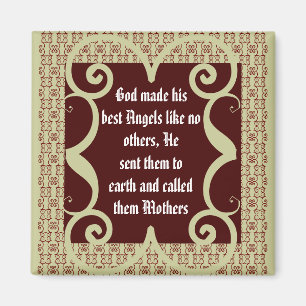 ANTIQUE STYLE MOTHERS POEM MAGNET