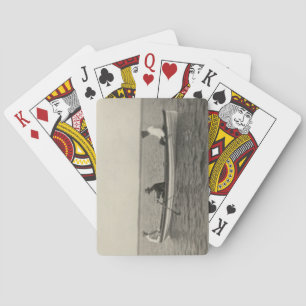 Antique Style Old Friends Boating Playing Cards