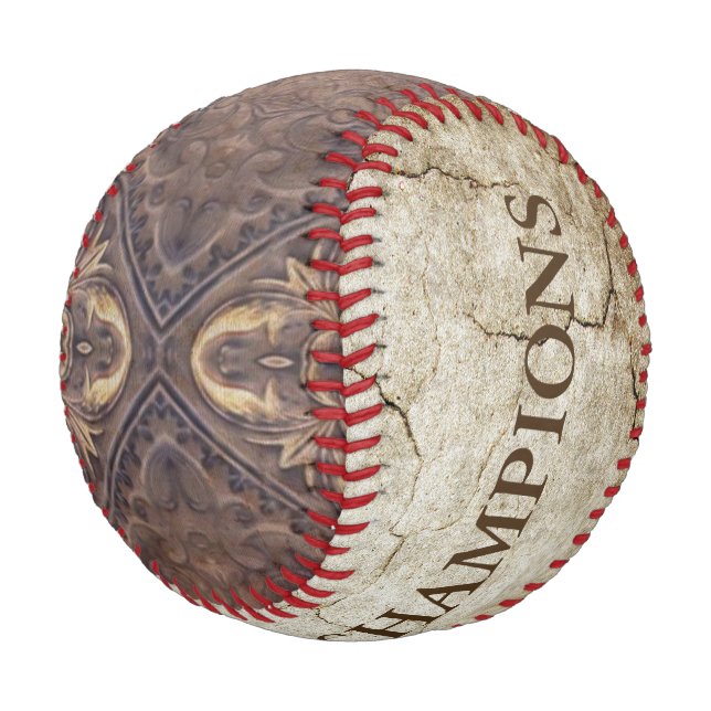 Antique Style Pattern XV + your ideas Baseball (Angled)