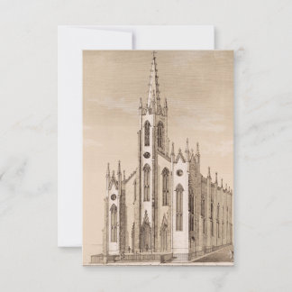 Antique Style Saint Nicholas Church Religious Card