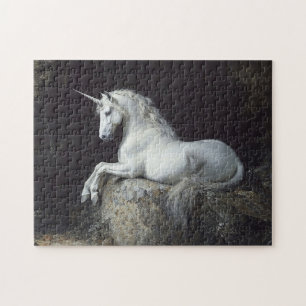 Antique Style Unicorn Painting Jigsaw Puzzle
