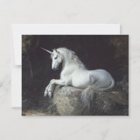 Antique Style Unicorn Painting