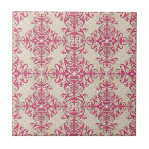 Antique Style Victorian Wallpaper Damask Art Tile