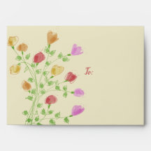 Antique Styled Floral Accented Cream