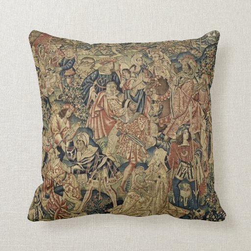 Image of Antique Tapestry Look Cushion