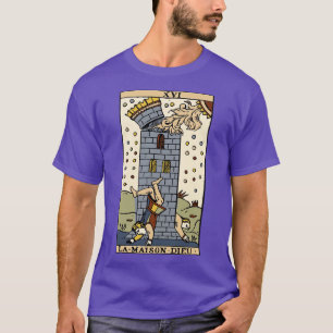 Antique Tarot d XVI La Maison Dieu T-Shirt