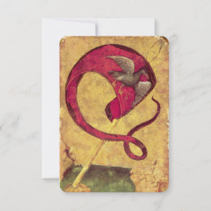 Antique Tarots /German Court Cards/Banner of Ducks