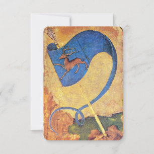 Antique Tarots /German Court Cards/Banner of Harts