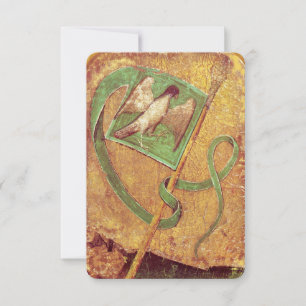 Antique Tarots /German Court Cards,Flag of Falcons