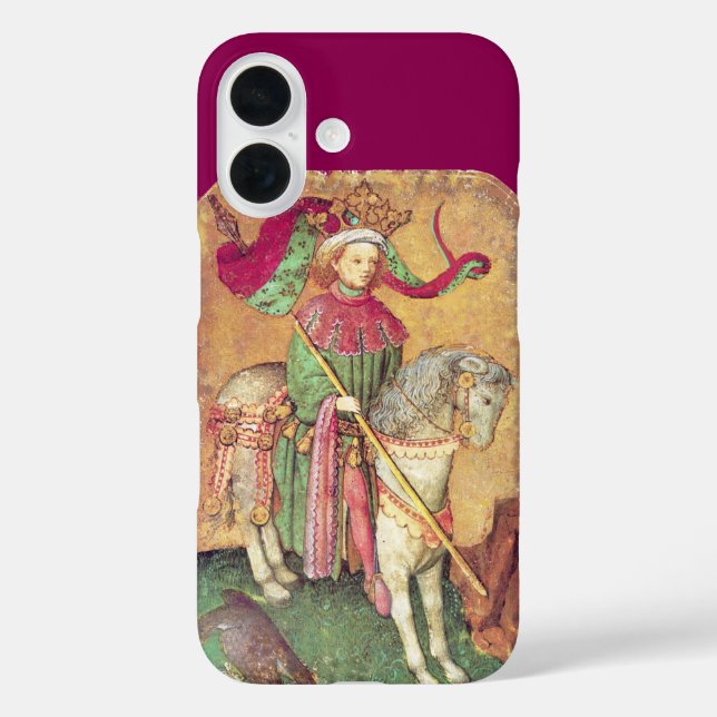 Antique Tarots /German Court Cards/King of Falcons Case-Mate iPhone Case (Back)