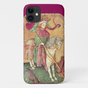 Antique Tarots /German Court Cards/King of Falcons iPhone 11 Case