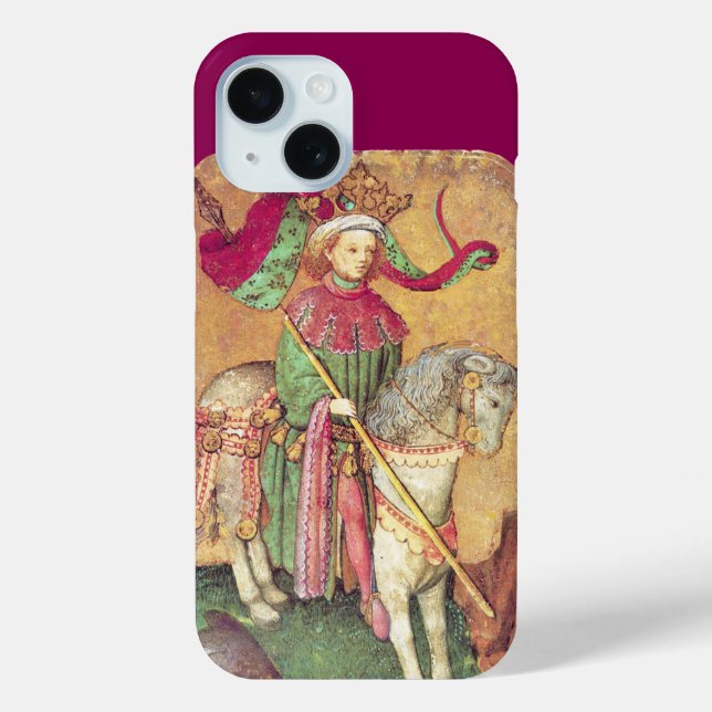 Antique Tarots /German Court Cards/King of Falcons Case-Mate iPhone Case (Back)