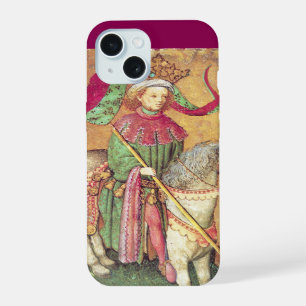 Antique Tarots /German Court Cards/King of Falcons iPhone 15 Case