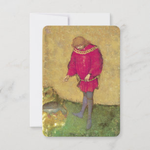 Antique Tarots German Court Cards/Page of Ducks