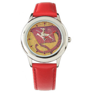 ANTIQUE TAROTS,GERMAN COURT CARDS RED FLAG OF DOGS WATCH