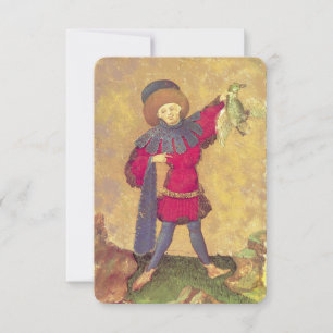 Antique Tarots German Court Cards/Squire of Ducks