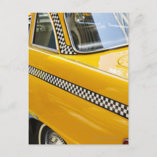 Antique Taxi Postcard