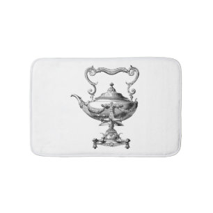 Antique Tea Kettle Bath Mat