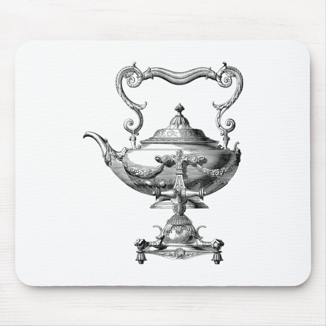 Antique Tea Kettle Mouse Mat (Front)