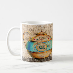 Antique Tea Pot Coffee Mug