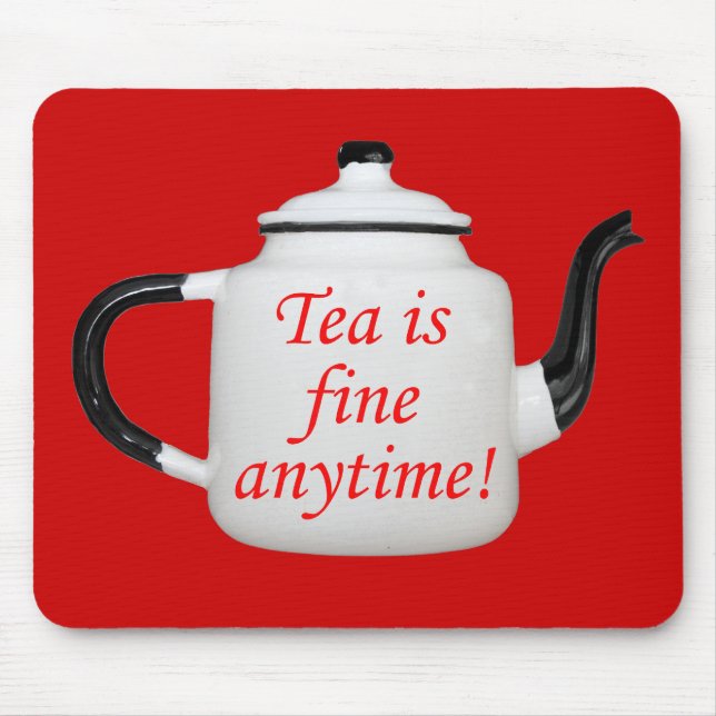 Antique Teapot Mouse Mat (Front)