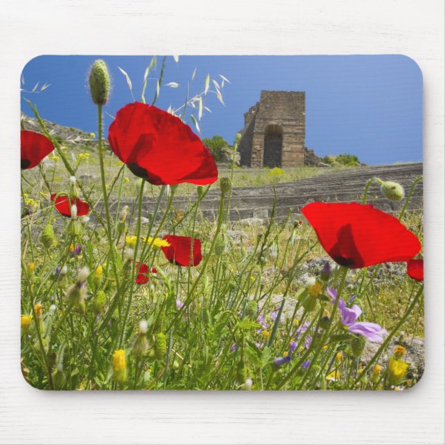 Antique theatre in Acropolis of Pergamon Mouse Mat (Front)
