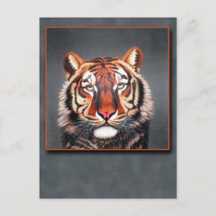 Antique Tiger Art from China on Cards
