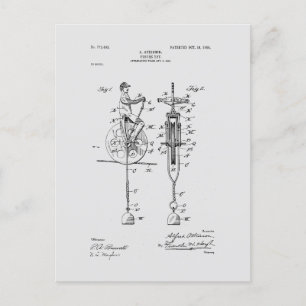Antique Toy 1904 Patent Drawing Postcard
