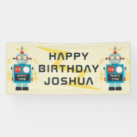 Antique Toy Robot Birthday
