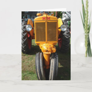 Antique Tractor Card