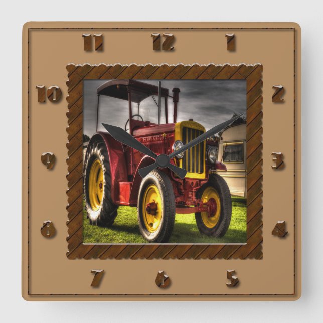 Antique Tractor Clock (Front)