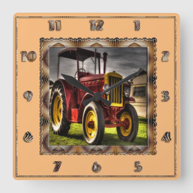 Antique Tractor Clock (Front)