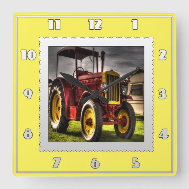 Antique Tractor Clock (Front)